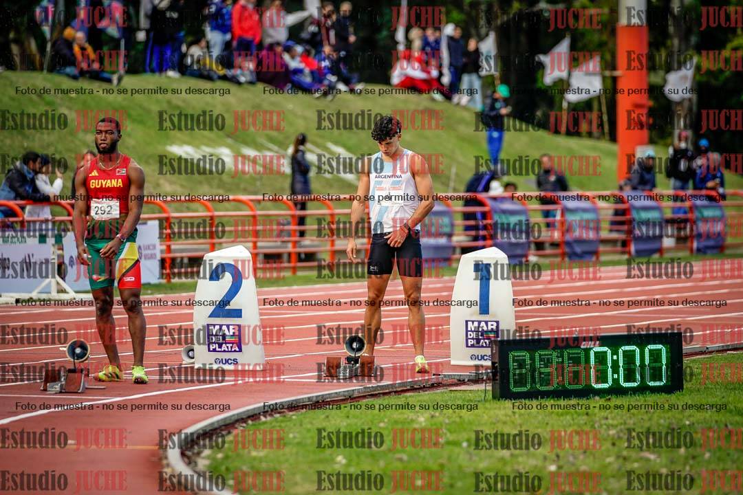 Fotos de los 200 m llanos de varones - FINAL