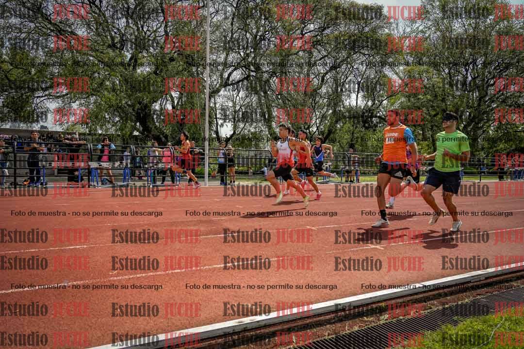 Fotos de los 100 m de varones