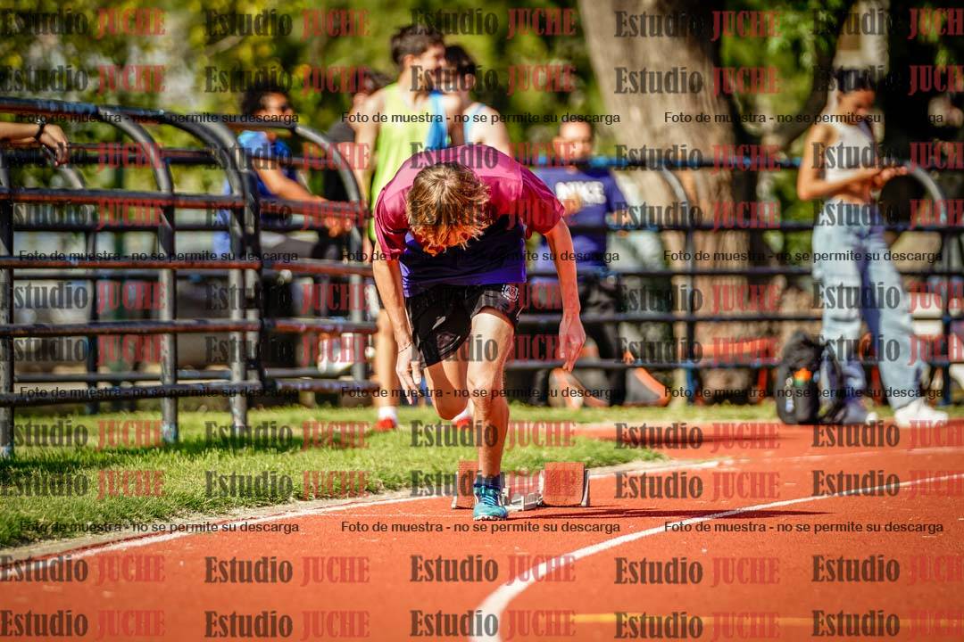 Fotos de los 200 m llanos de varones