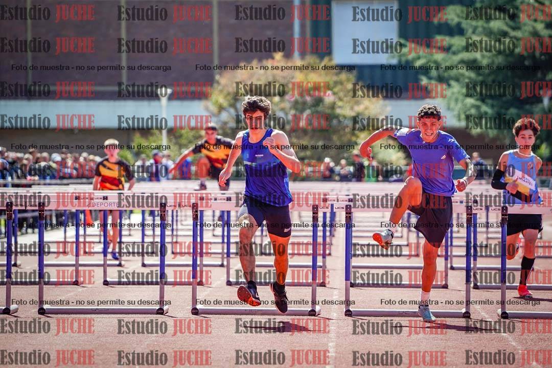 Fotos de los 110 m con vallas de varones
