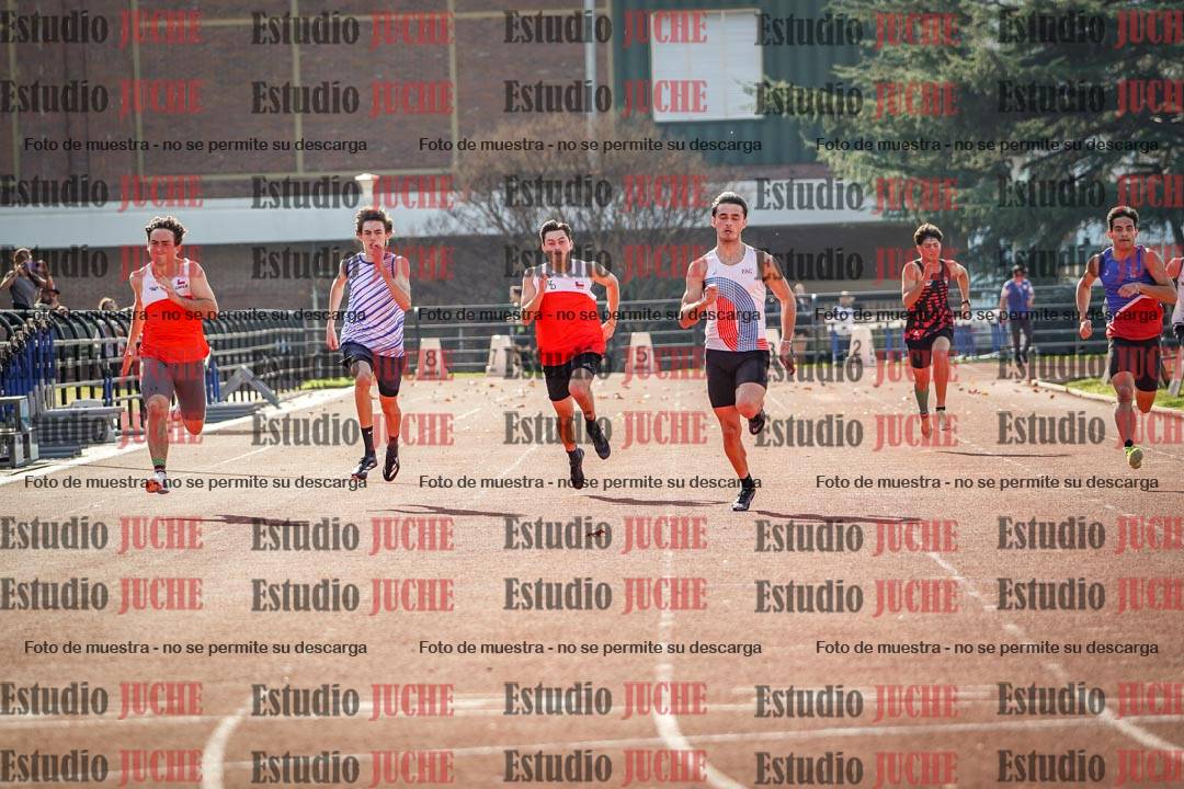 Fotos de los 200 m llanos de varones