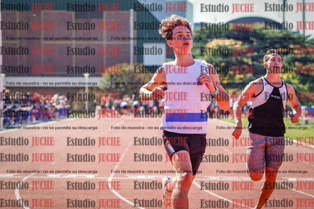 Fotos de los 100 m llanos de varones