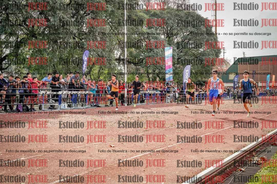 Fotos de los 100 m llanos de varones