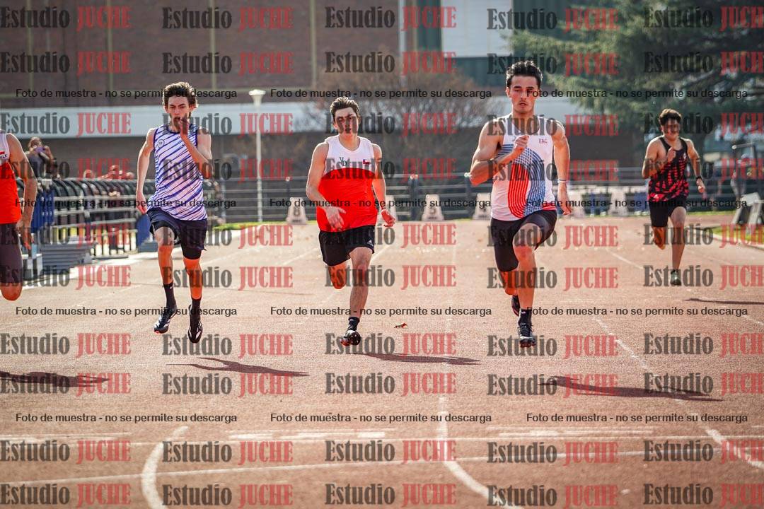 Fotos de los 200 m llanos de varones