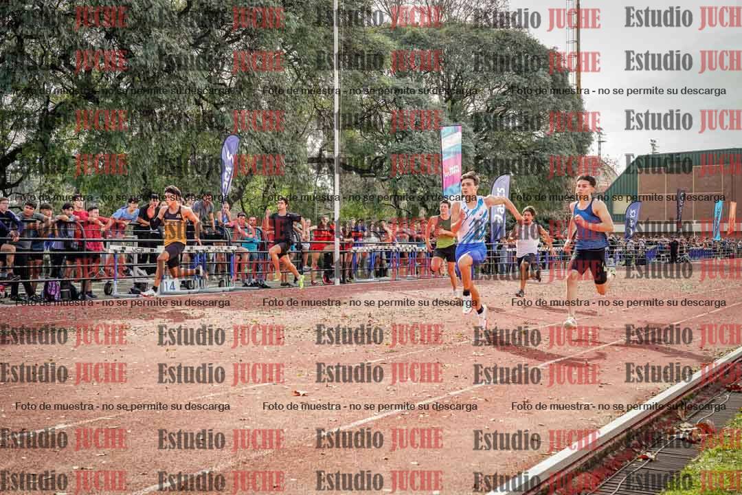 Fotos de los 100 m llanos de varones