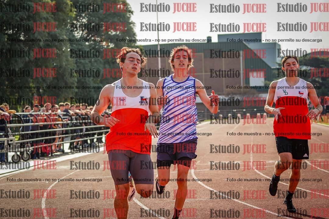 Fotos de los 200 m llanos de varones