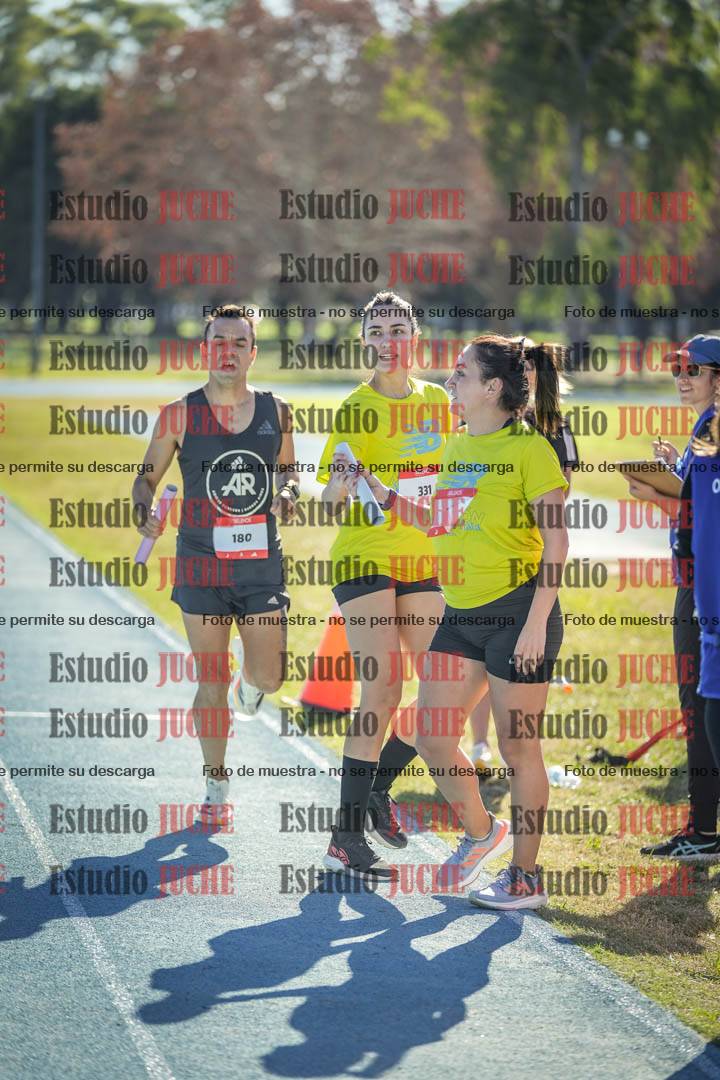 Fotos durante los relevos