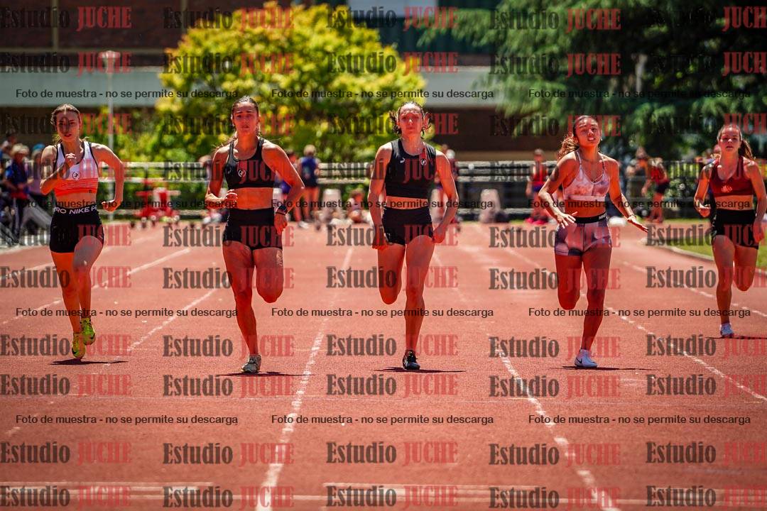 Fotos de los 100 m llanos de mujeres