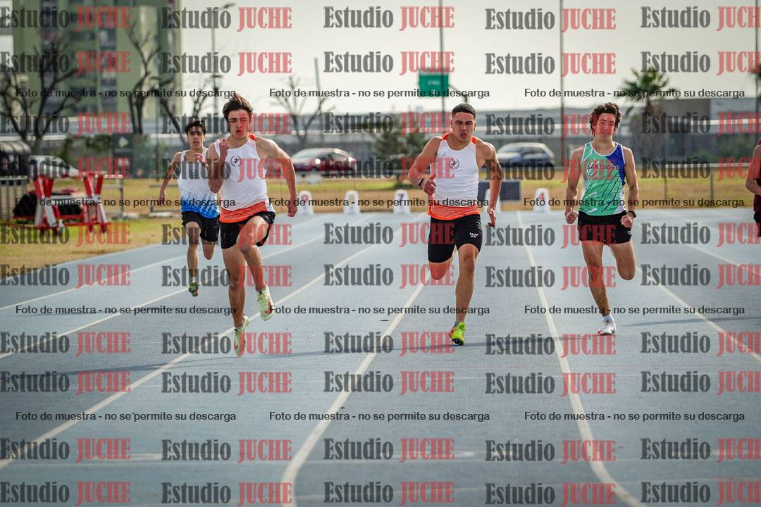 Fotos de los 200 m llanos de varones