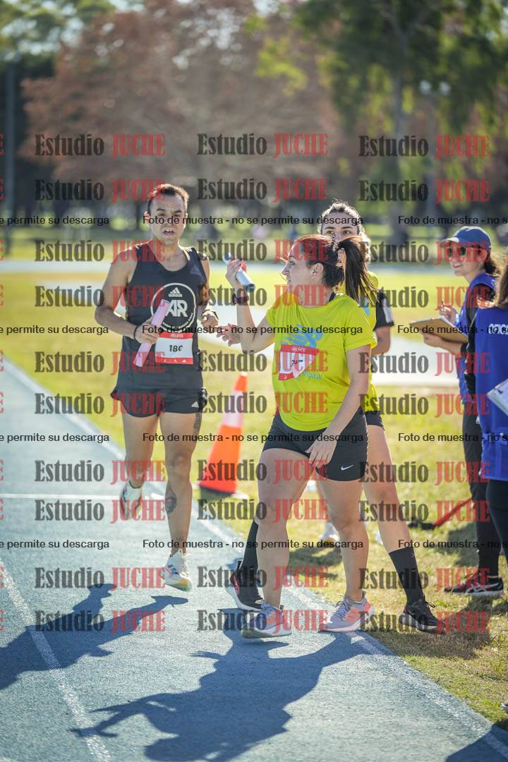 Fotos durante los relevos
