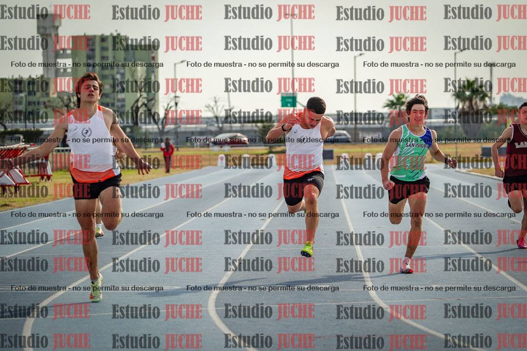 Fotos de los 200 m llanos de varones