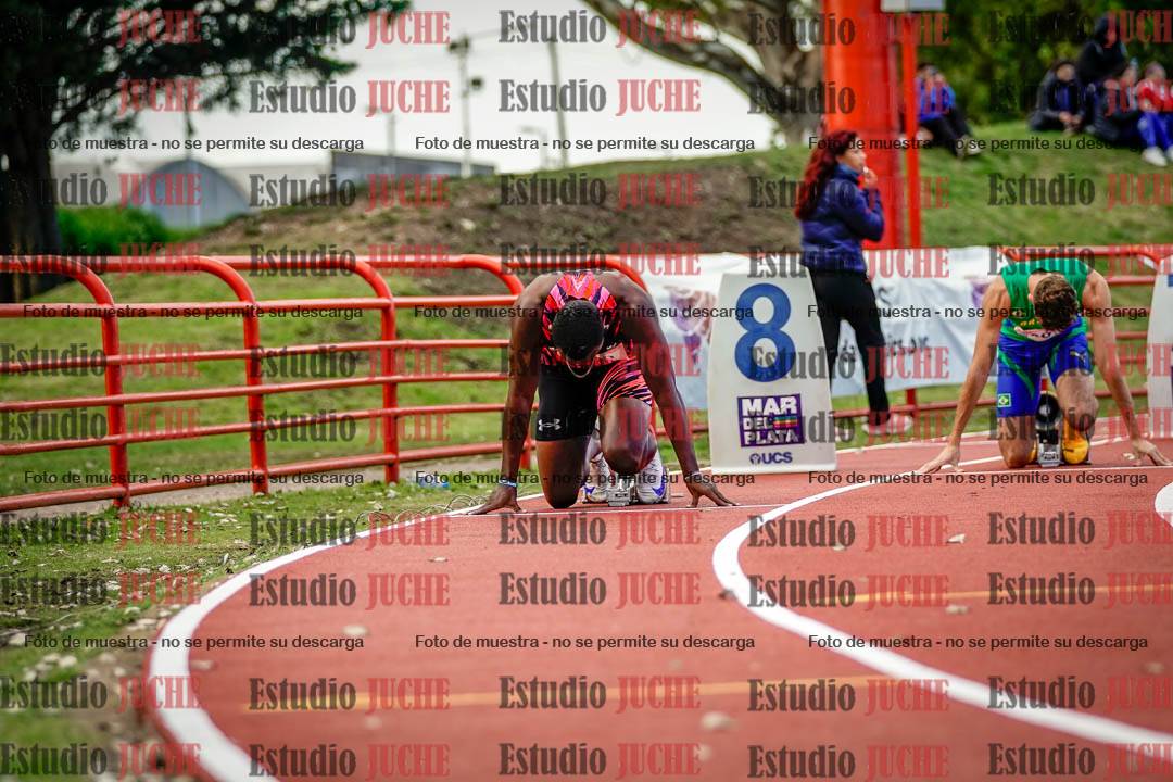 Fotos de los 200 m llanos de varones - FINAL