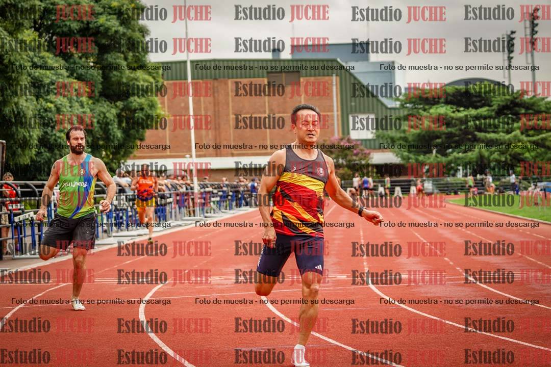 Fotos de los 100 m llanos de varones