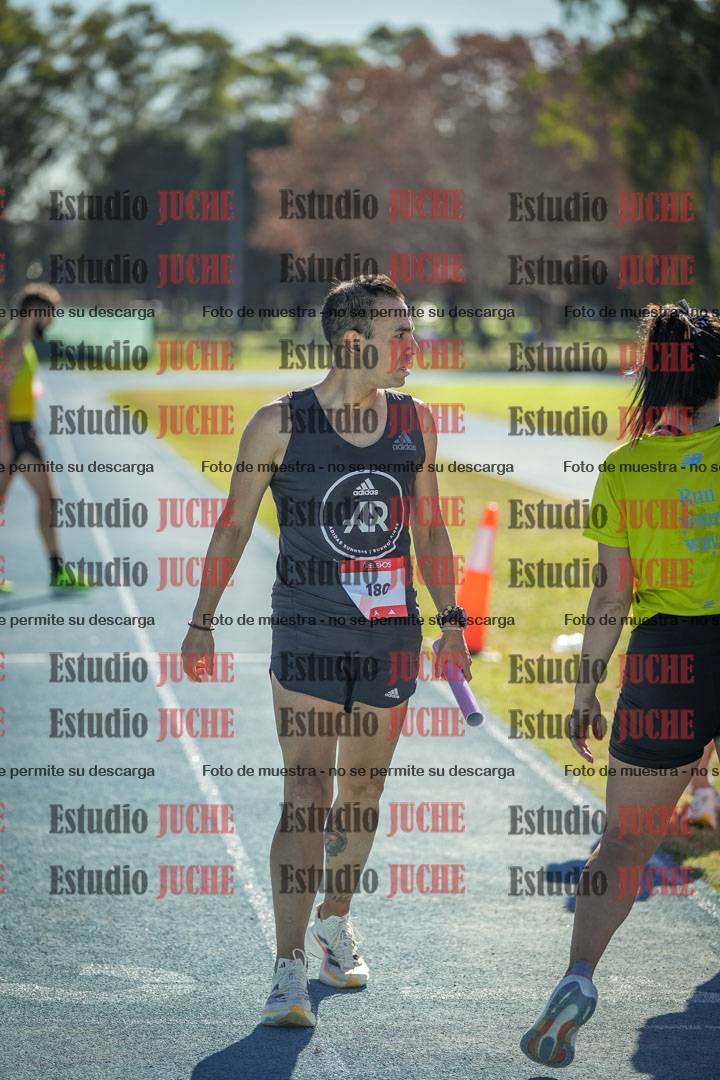 Fotos durante los relevos