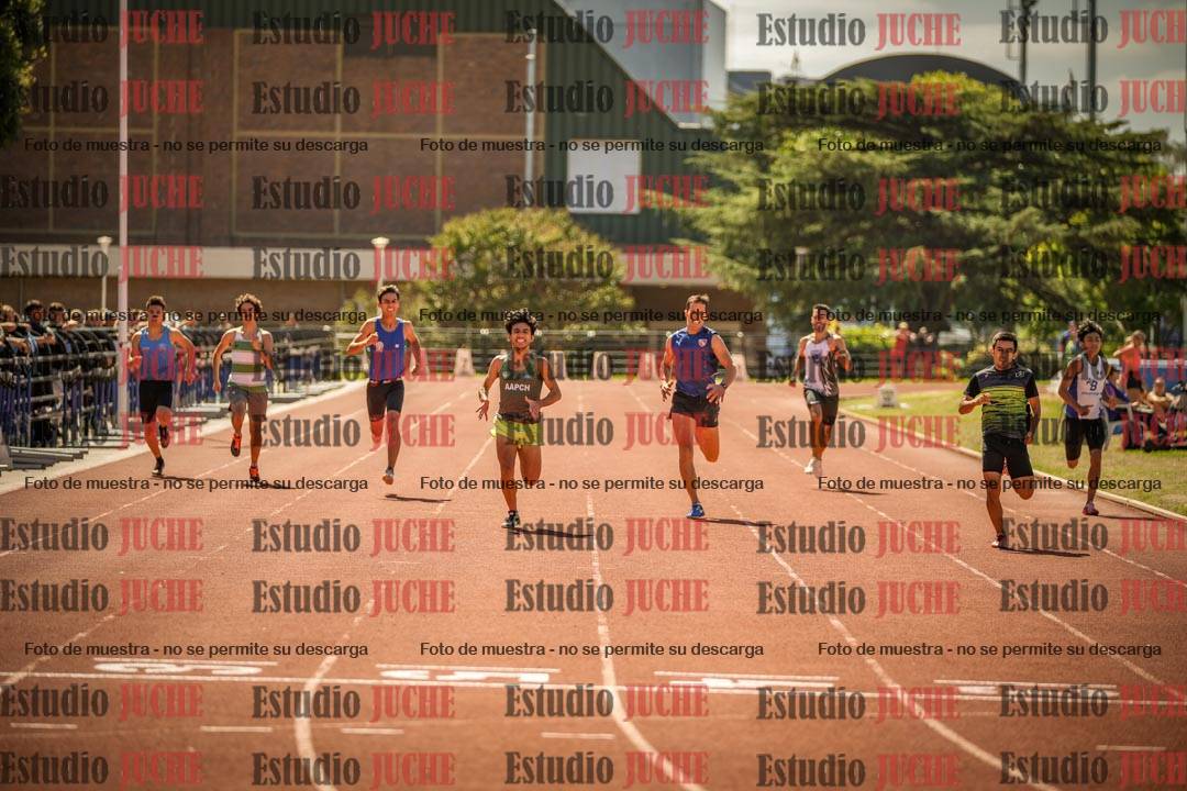 Fotos de los 400 m llanos de varones