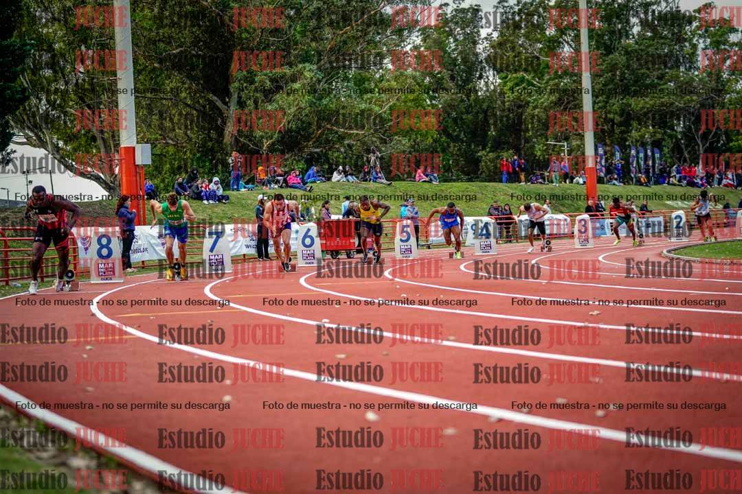 Fotos de los 200 m llanos de varones - FINAL