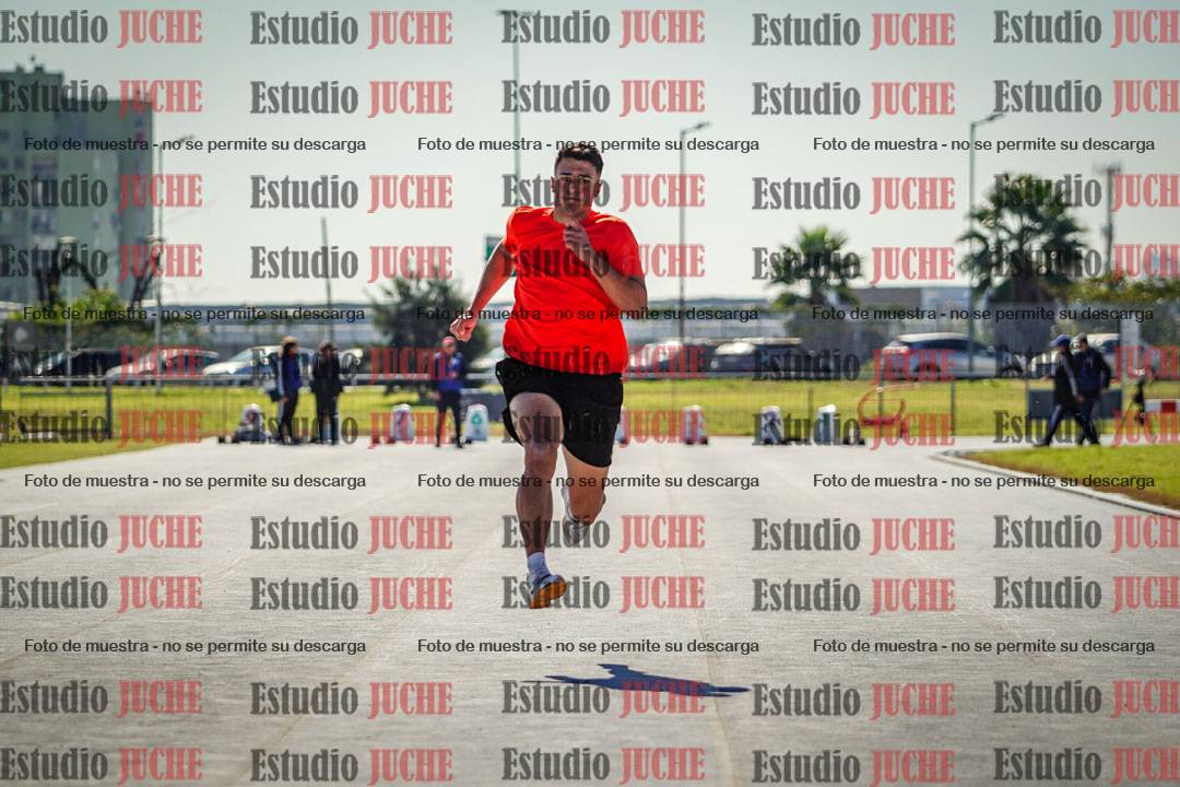 Fotos de los 100 m llanos de varones - decatlón 1
