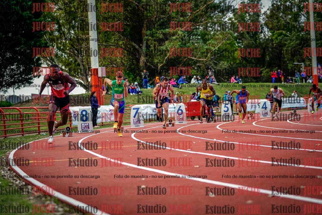 Fotos de los 200 m llanos de varones - FINAL