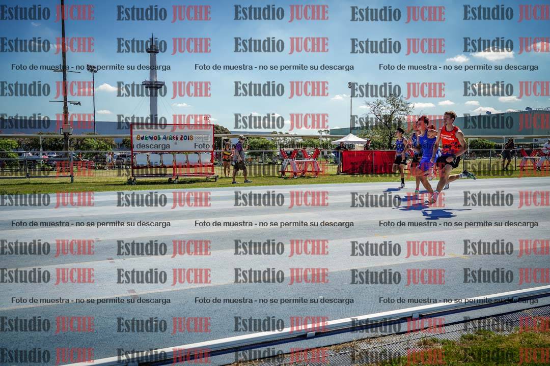Fotos de los 100 m llanos de varones