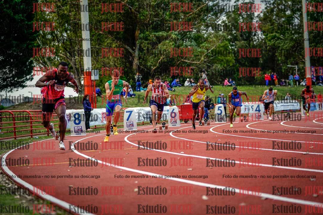 Fotos de los 200 m llanos de varones - FINAL