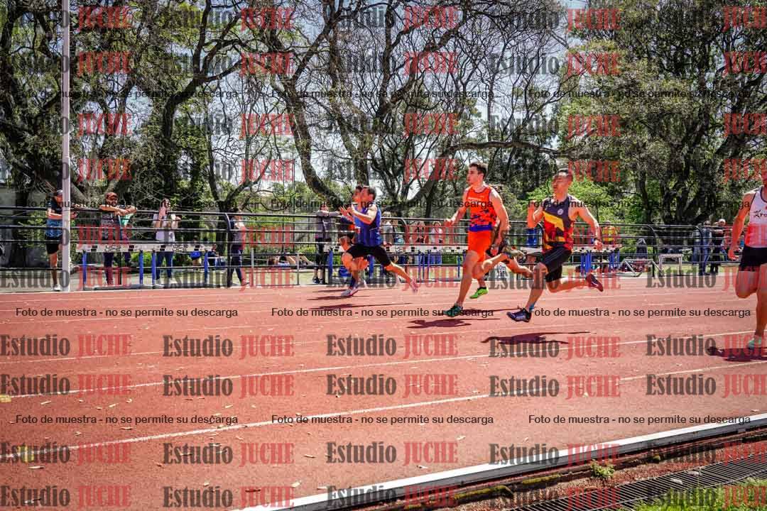 Fotos de los 100 m llanos de varones