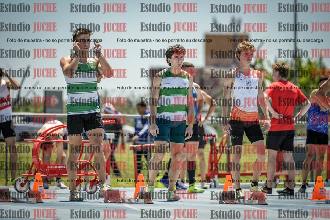 Fotos de los 100 m llanos de varones