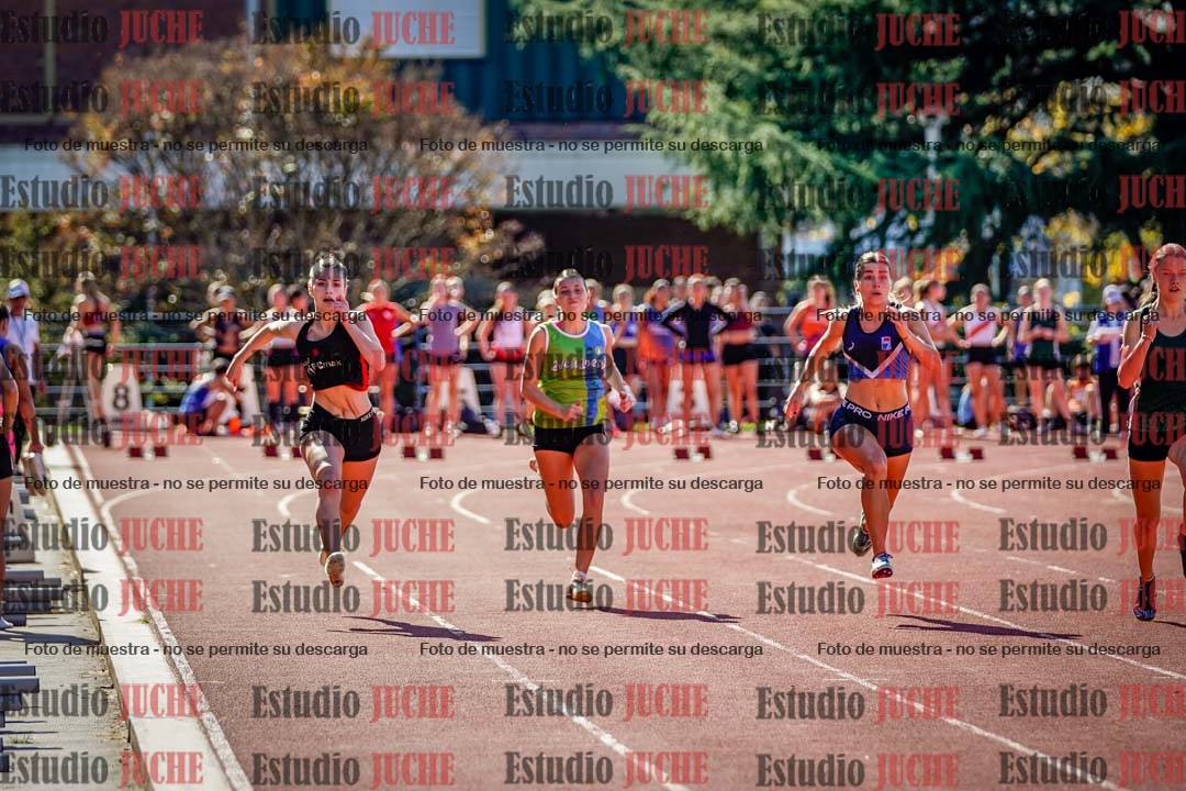Fotos de los 100 m llanos de mujeres