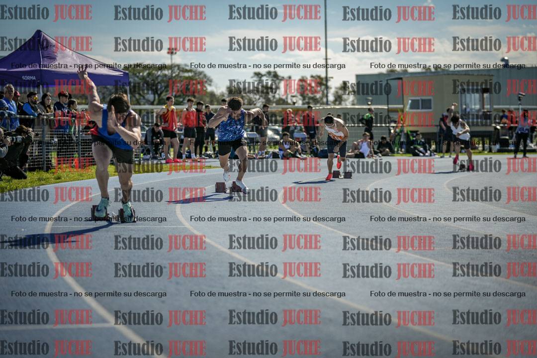 Fotos de los 400 m llanos de varones