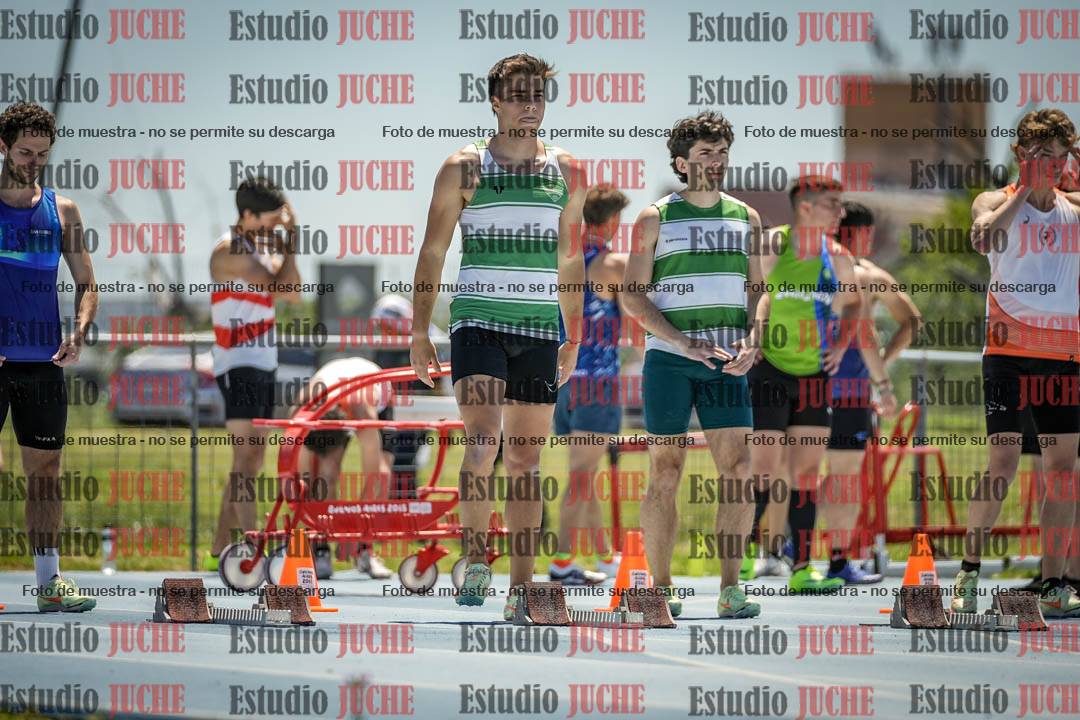 Fotos de los 100 m llanos de varones