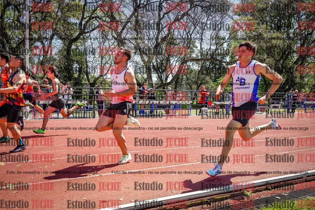 Fotos de los 100 m llanos de varones