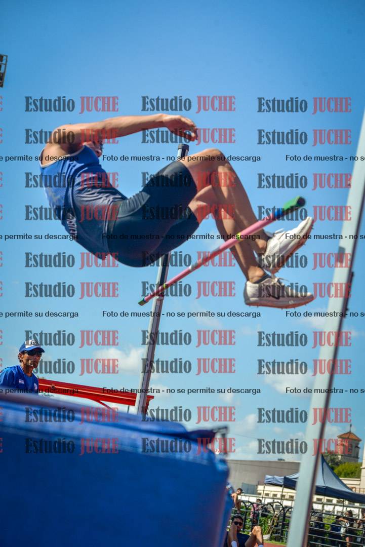 Fotos del salto en alto de varones