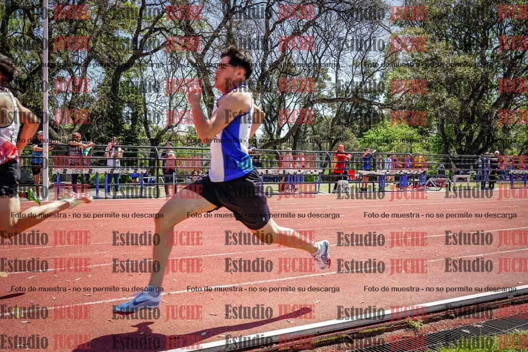Fotos de los 100 m llanos de varones