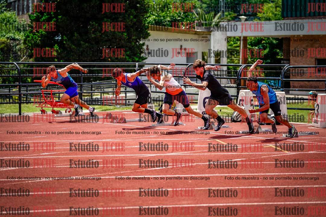 Fotos de los 110 m con vallas de varones