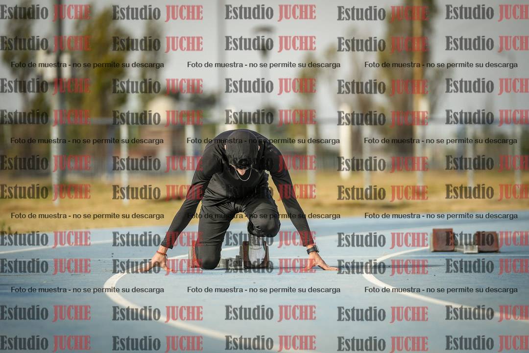 Fotos de los 200 m llanos de varones