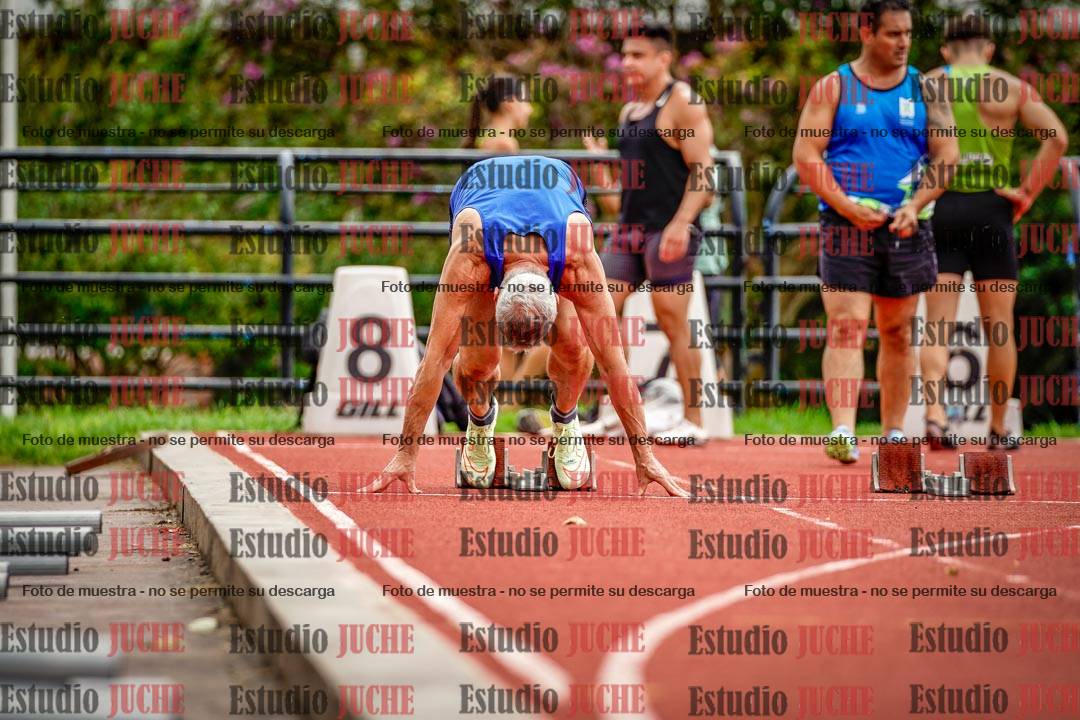 Fotos de los 100 m llanos de varones