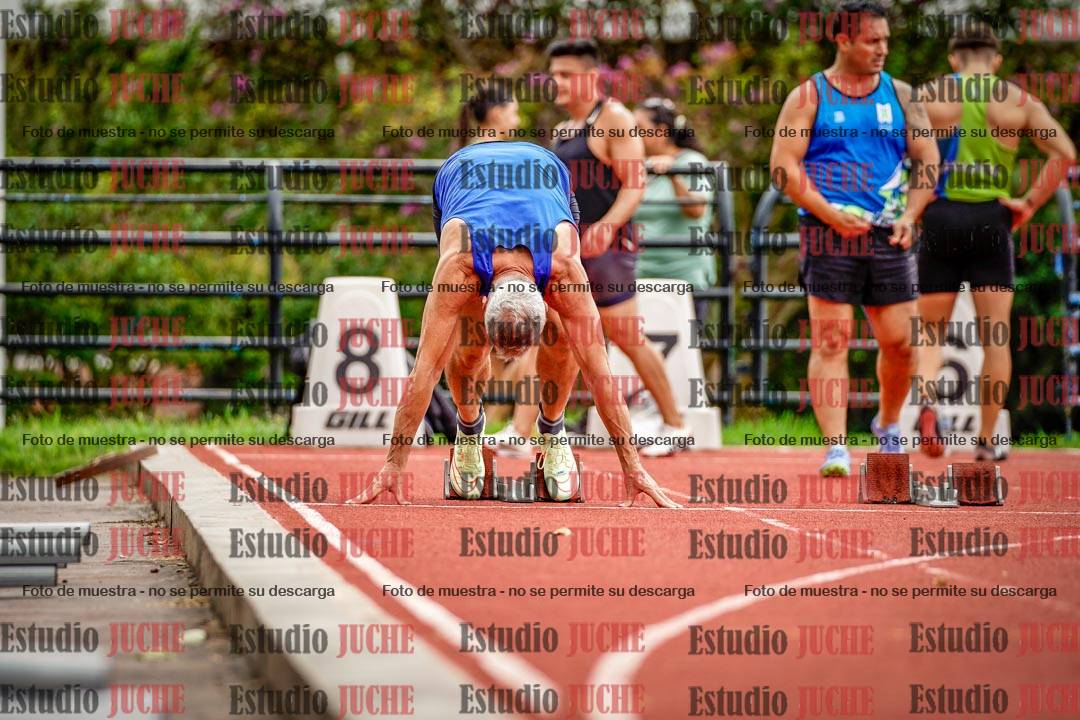 Fotos de los 100 m llanos de varones