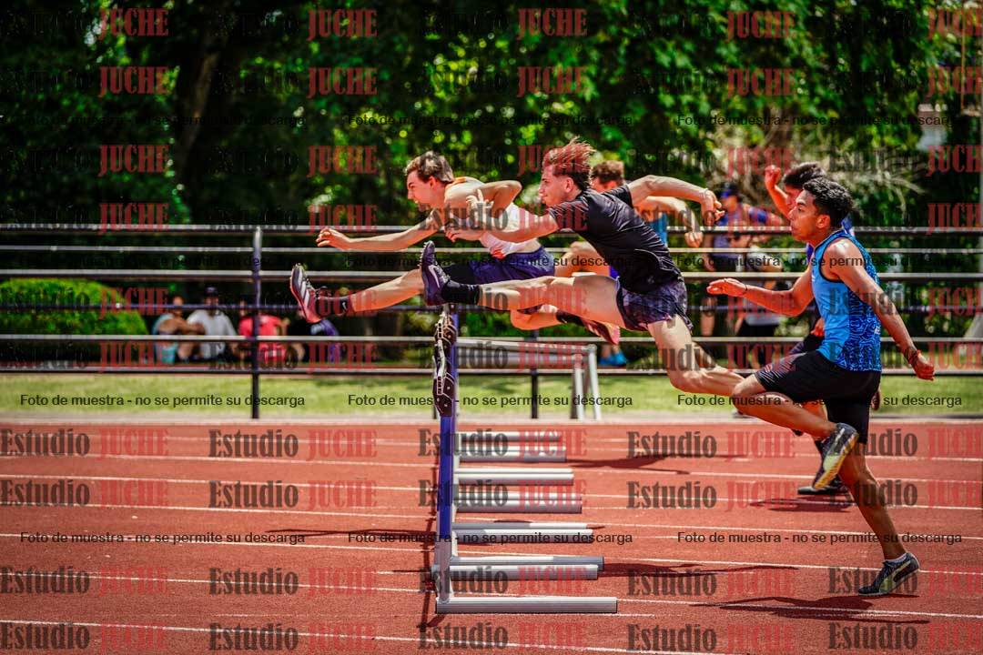 Fotos de los 110 m con vallas de varones
