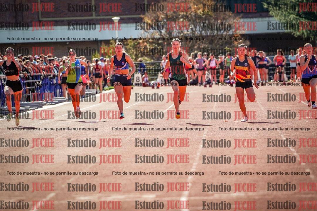 Fotos de los 100 m llanos de mujeres