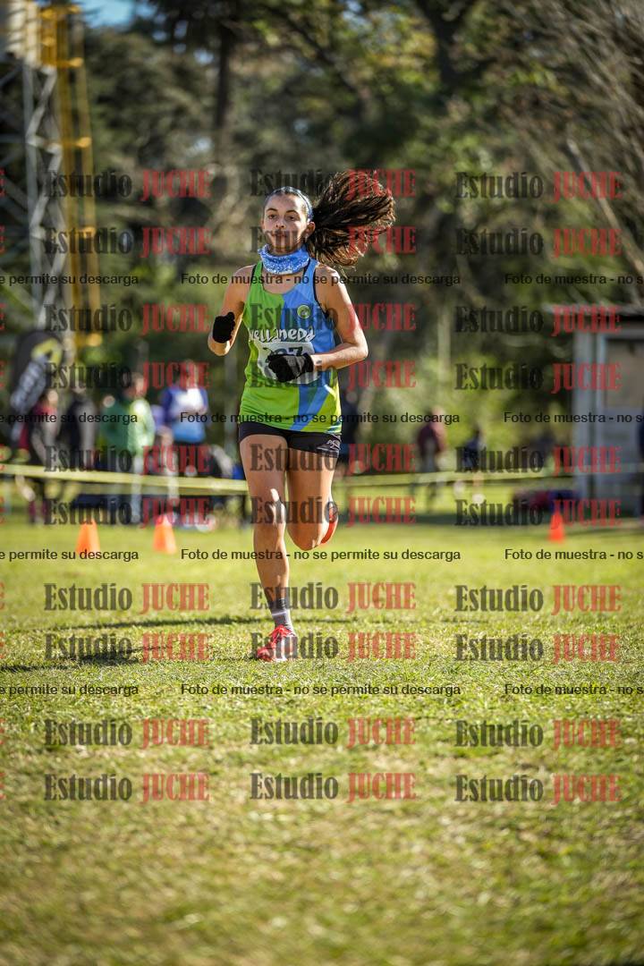 Fotos de la llegada del cross de 3000 m