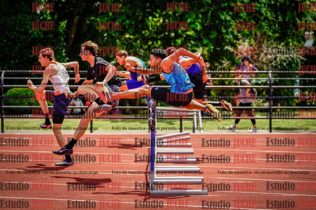 Fotos de los 110 m con vallas de varones