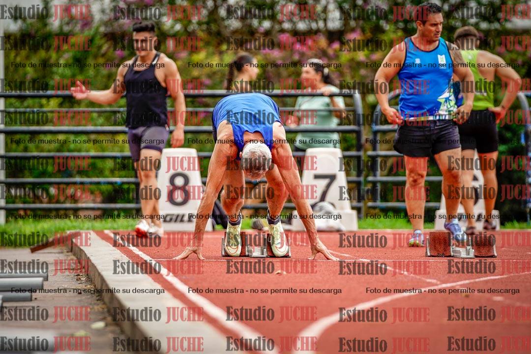 Fotos de los 100 m llanos de varones