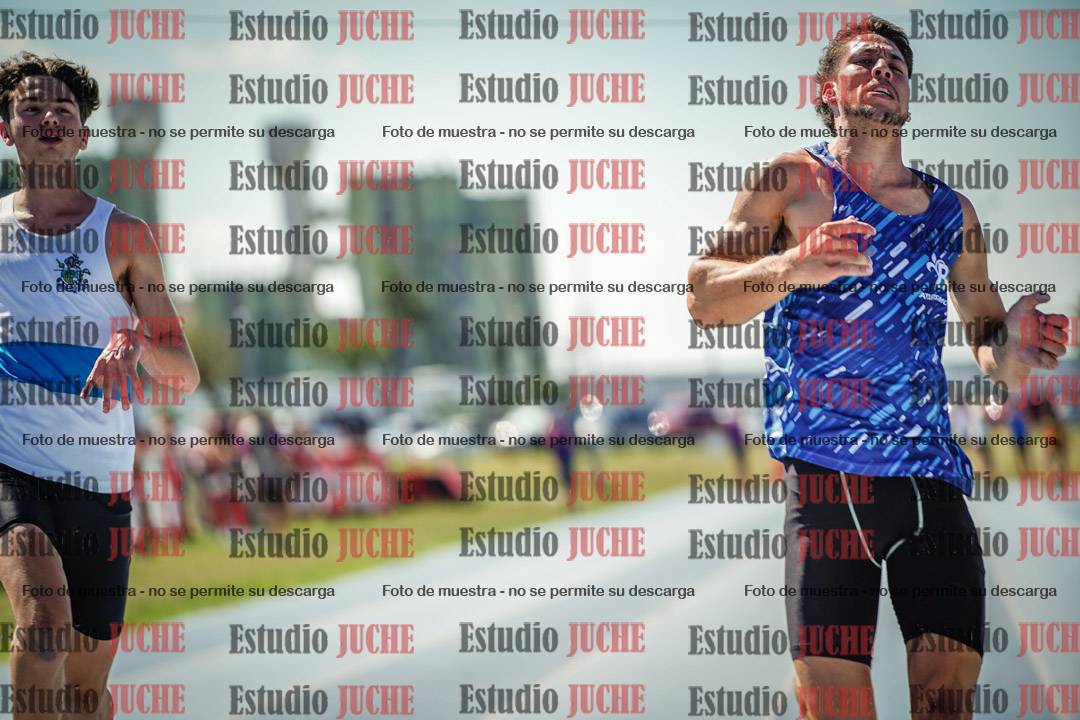 Fotos de los 100 m llanos de varones