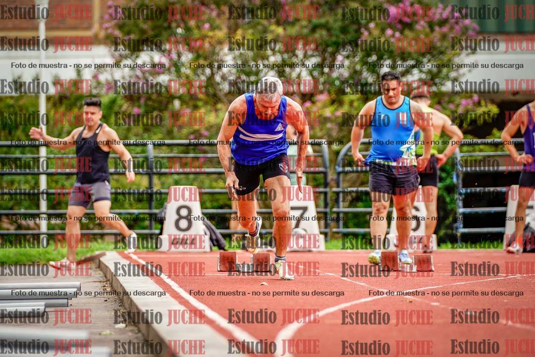 Fotos de los 100 m llanos de varones