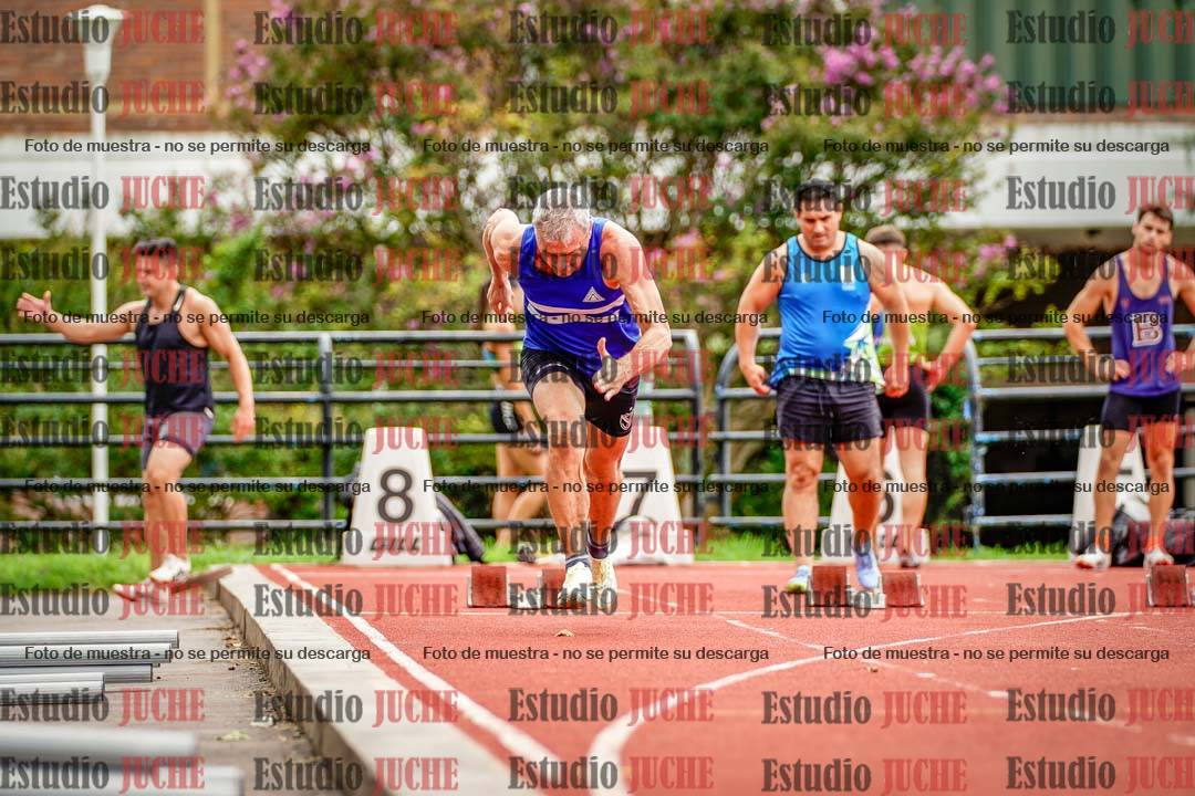 Fotos de los 100 m llanos de varones