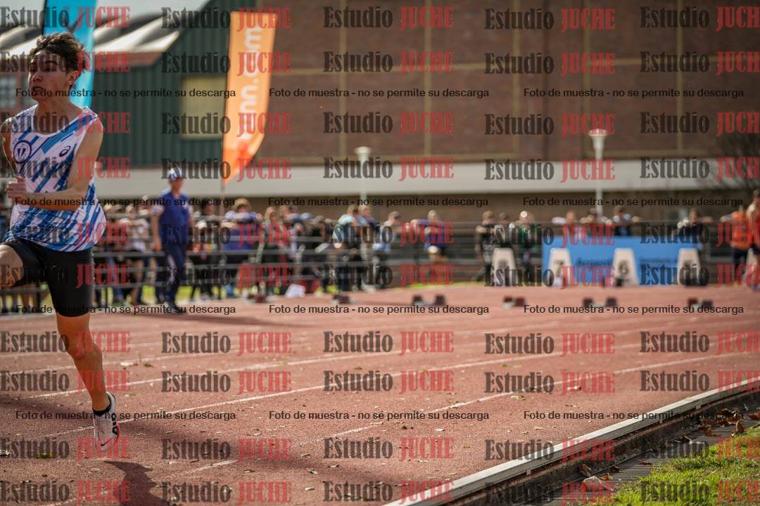 Fotos de los 100 m llanos de varones