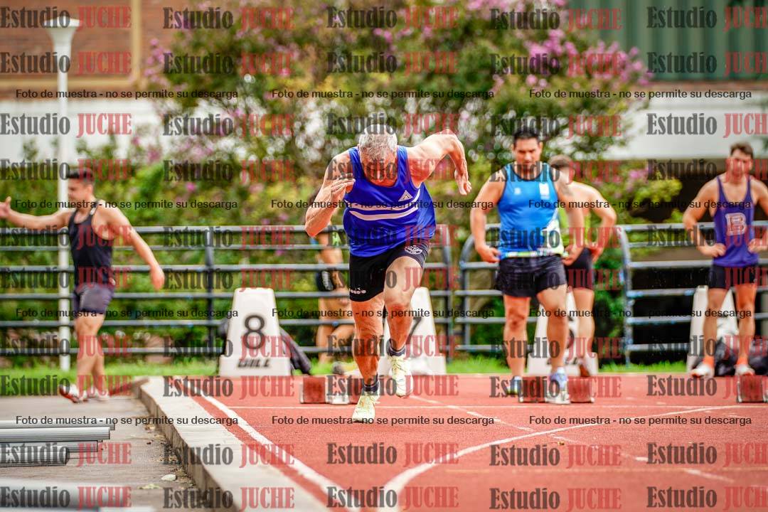Fotos de los 100 m llanos de varones