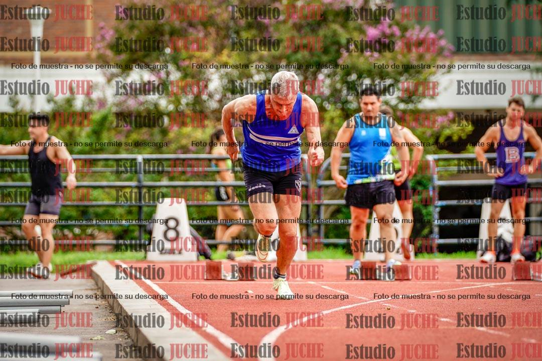 Fotos de los 100 m llanos de varones