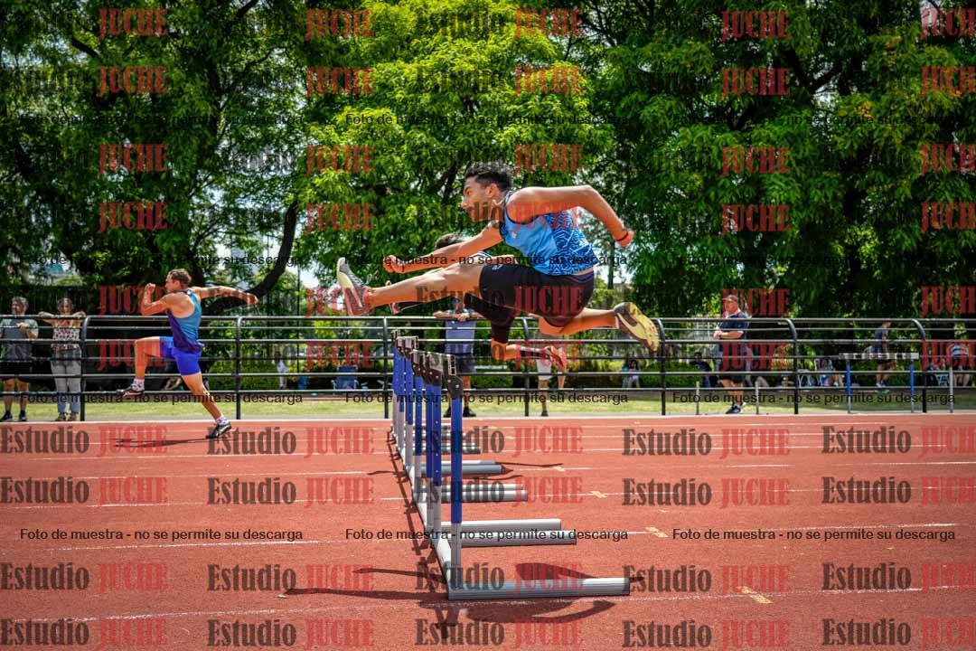 Fotos de los 110 m con vallas de varones