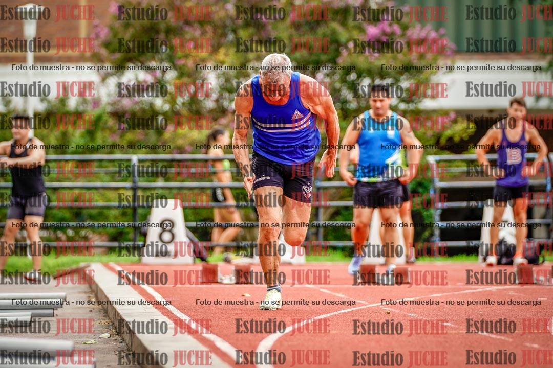 Fotos de los 100 m llanos de varones