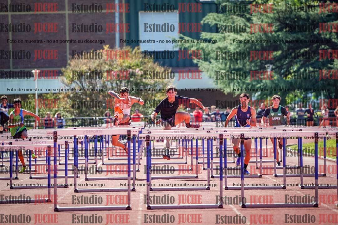 Fotos de los 110 m con vallas de varones
